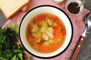 Суп из речных окуней Суп из речных окуней