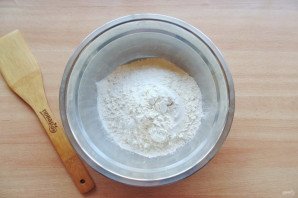 Насыпной пирог с ягодами