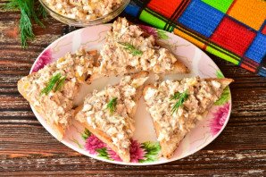 Рыбная намазка на бутерброды Рыбная намазка на бутерброды