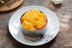 Салат с семгой и апельсинами Салат с семгой и апельсинами