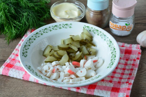 Салат "Остренькие крабы" Салат "Остренькие крабы"