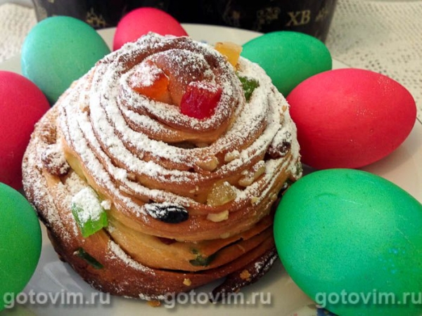 Кулич краффин с цукатами Кулич краффин с цукатами