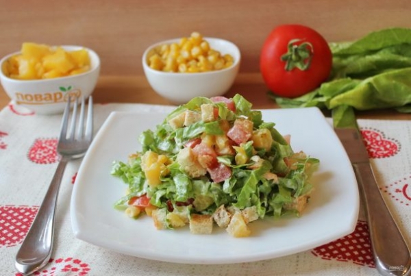 Салат "Гостей не ждали" Салат "Гостей не ждали"