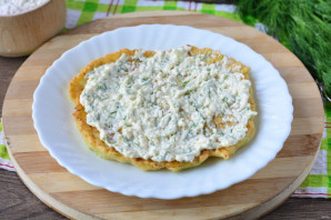 Кабачковый торт с плавленым сыром Кабачковый торт с плавленым сыром