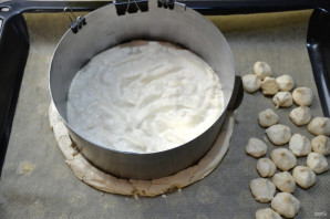 Бисквитный торт с вареной сгущенкой Бисквитный торт с вареной сгущенкой