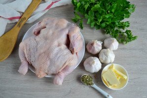 Курица "40 зубчиков чеснока"