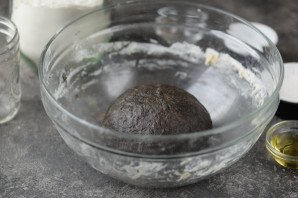 Пицца на черном тесте Пицца на черном тесте