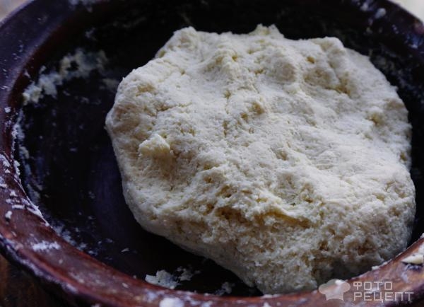 Рецепт: Армянское пасхальное печенье - на твороге и с курагой Рецепт: Армянское пасхальное печенье - на твороге и с курагой