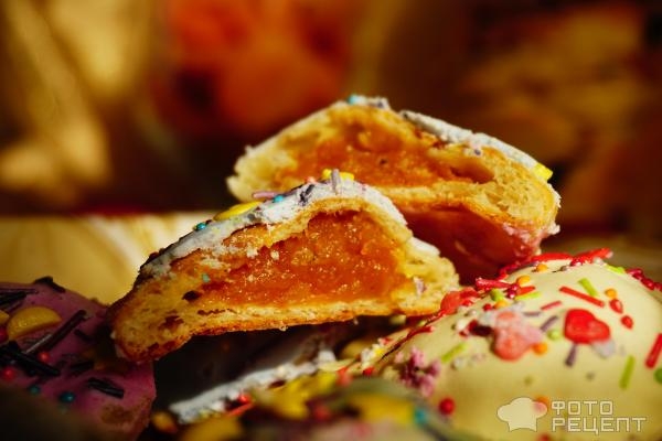 Рецепт: Армянское пасхальное печенье - на твороге и с курагой Рецепт: Армянское пасхальное печенье - на твороге и с курагой