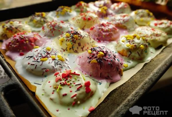 Рецепт: Армянское пасхальное печенье - на твороге и с курагой Рецепт: Армянское пасхальное печенье - на твороге и с курагой