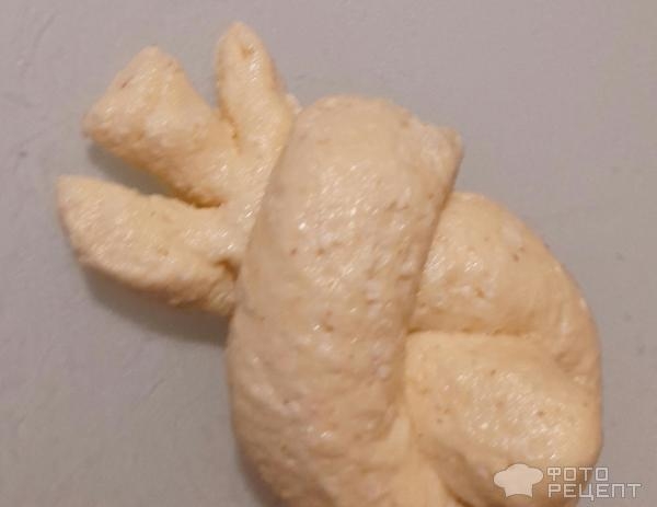 Рецепт: Булочки "Жаворонки" - Весенние булочки "жаворонки" к Пасхе из творожного теста.