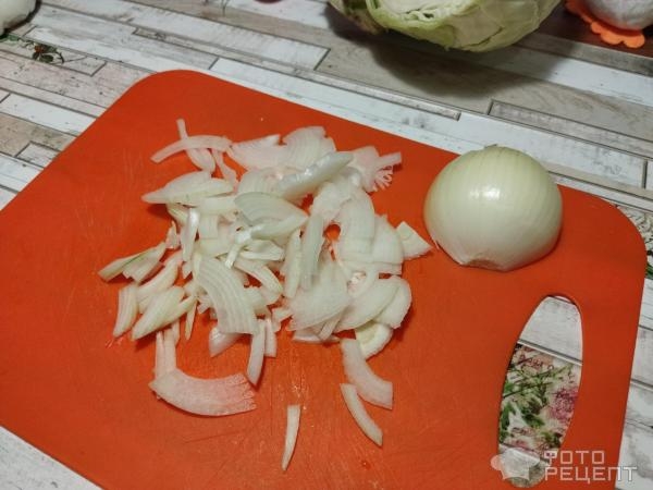 Рецепт: Капуста тушеная с овощами - и молоком и копчённой паприкой Рецепт: Капуста тушеная с овощами - и молоком и копчённой паприкой