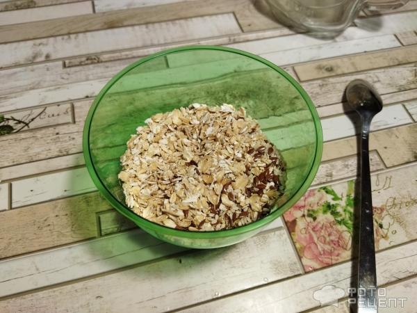 Рецепт: Кефирный напиток "Диетический" - с овсянкой, разными семечками ... Рецепт: Кефирный напиток "Диетический" - с овсянкой, разными семечками ...