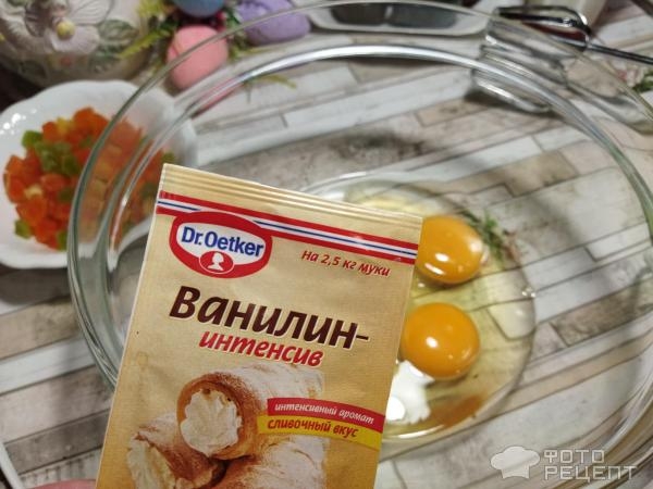 Рецепт: Кулич на кефире - с цукатами, без дрожжей, готовимся к Пасхе, просто и быстро