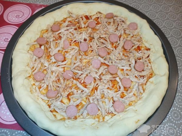 Рецепт: Пицца Assorty - вариант оформления бортика: когда бортик круче пиццы! Рецепт: Пицца Assorty - вариант оформления бортика: когда бортик круче пиццы!