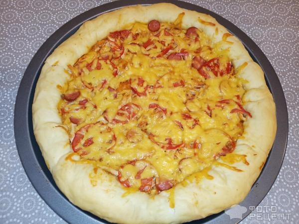 Рецепт: Пицца Assorty - вариант оформления бортика: когда бортик круче пиццы! Рецепт: Пицца Assorty - вариант оформления бортика: когда бортик круче пиццы!