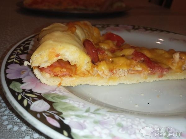 Рецепт: Пицца Assorty - вариант оформления бортика: когда бортик круче пиццы! Рецепт: Пицца Assorty - вариант оформления бортика: когда бортик круче пиццы!