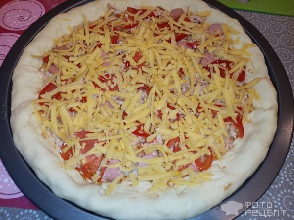 Рецепт: Пицца Assorty - вариант оформления бортика: когда бортик круче пиццы! Рецепт: Пицца Assorty - вариант оформления бортика: когда бортик круче пиццы!