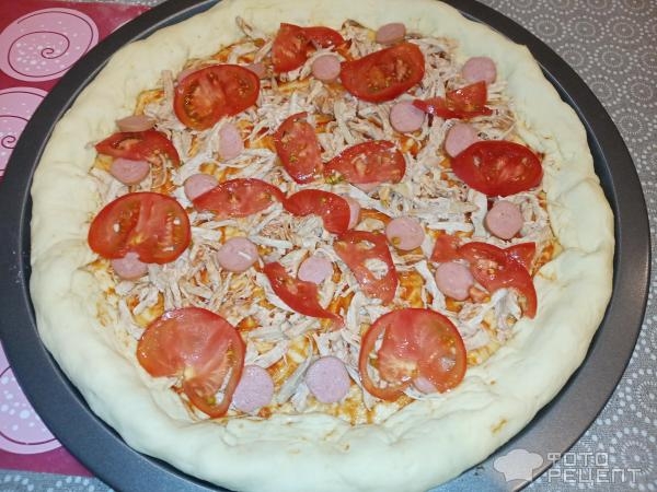 Рецепт: Пицца Assorty - вариант оформления бортика: когда бортик круче пиццы! Рецепт: Пицца Assorty - вариант оформления бортика: когда бортик круче пиццы!