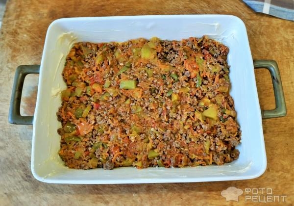 Рецепт: Сложная запеканка - Почти "Пастуший пирог" Рецепт: Сложная запеканка - Почти "Пастуший пирог"