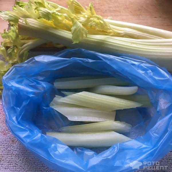 Рецепт: Стебель сельдерея - как заморозить сельдерей? Рецепт: Стебель сельдерея - как заморозить сельдерей?