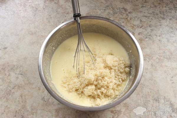 Рецепт: Творожная запеканка без муки и манки - с кускусом Рецепт: Творожная запеканка без муки и манки - с кускусом