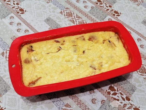 Рецепт: Запеканка творожно-фруктовая - без сахара Рецепт: Запеканка творожно-фруктовая - без сахара