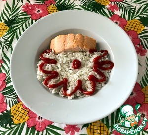 Рис на рыбном бульоне