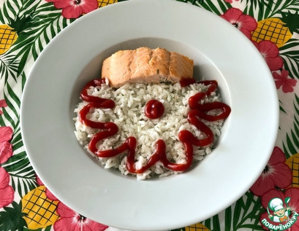 Рис на рыбном бульоне