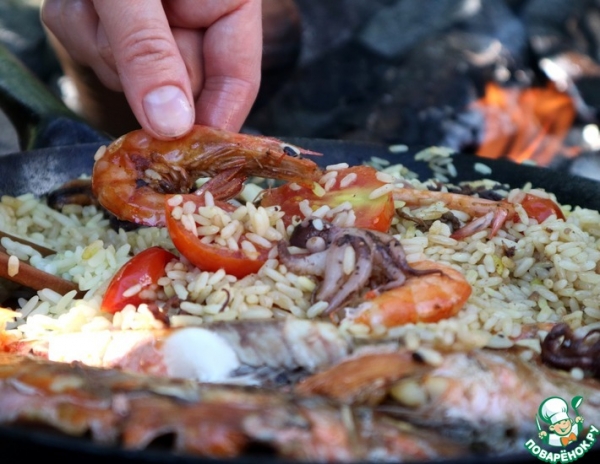 Рис с морепродуктами Рис с морепродуктами
