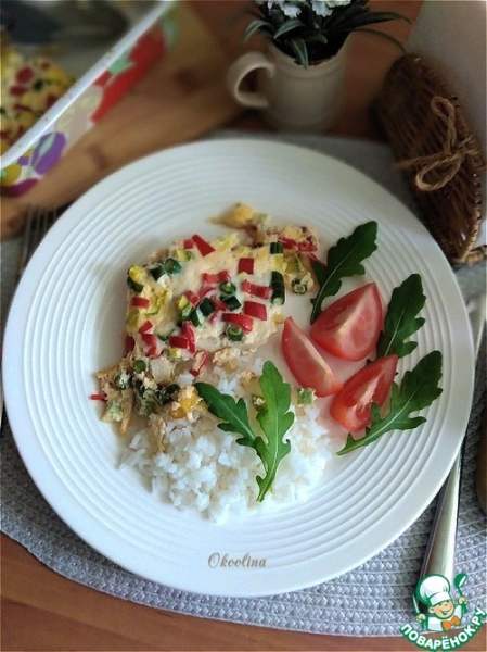 Рыбный омлет