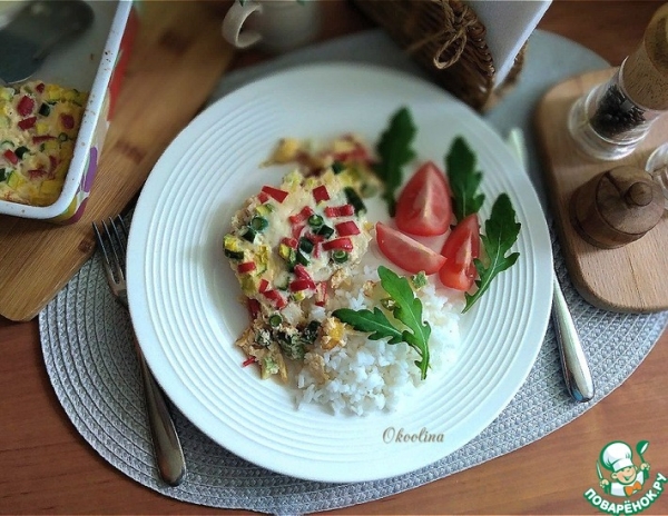 Рыбный омлет