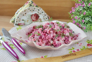 Шведский салат с сельдью Шведский салат с сельдью