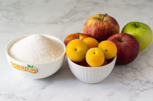 Варенье из яблок и абрикосов