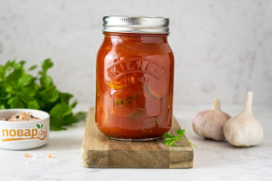 Огурцы в томате на зиму