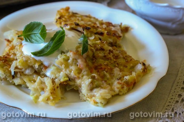 Запеканка из капусты с картофелем и морковью Запеканка из капусты с картофелем и морковью