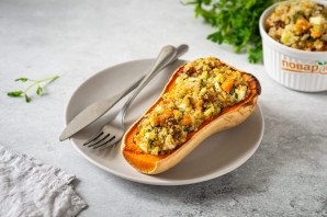 Тыква фаршированная киноа Тыква фаршированная киноа