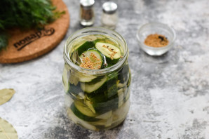 Огурчики по-болгарски на зиму