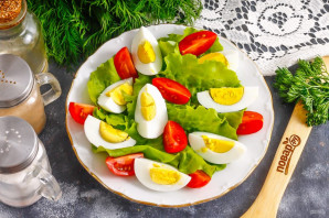 Салат из брюшек семги Салат из брюшек семги