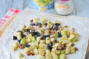 Рулет из лаваша с черносливом Рулет из лаваша с черносливом