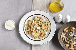 Салат с омлетом