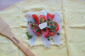 Судак запеченный в лаваше Судак запеченный в лаваше