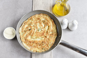 Салат с омлетом