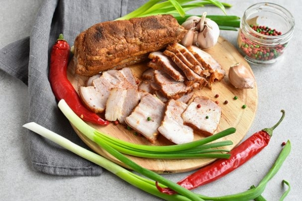 Копченое сало в мультиварке Копченое сало в мультиварке