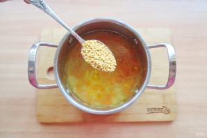 Греческий суп с чечевицей Греческий суп с чечевицей