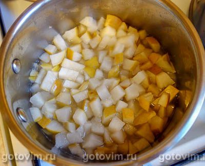 Торт с грушей и творожным кремом в мультиварке Торт с грушей и творожным кремом в мультиварке