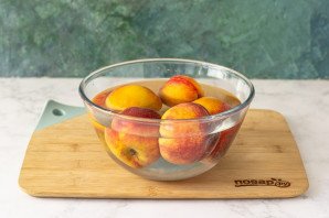 Компот из персиков без стерилизации Компот из персиков без стерилизации