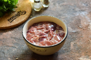 Куриная печень с брокколи Куриная печень с брокколи