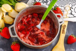 Джем из клубники без желатина