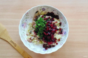 Шведский салат с сельдью Шведский салат с сельдью